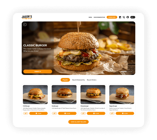 Web Ordering